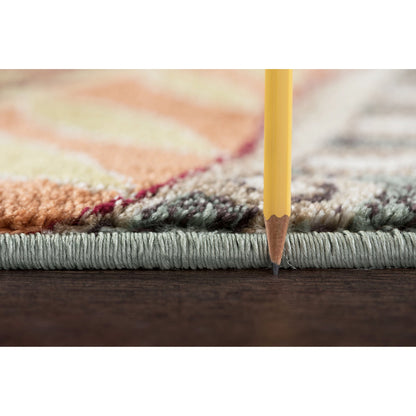 Caprice Mid-Century Modern Floral Indoor Area Rug