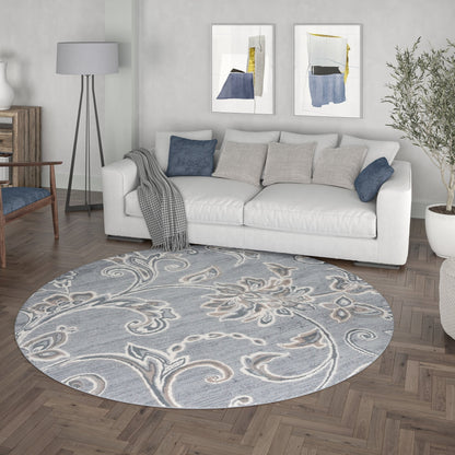 Carrington Transitional Floral & Botanical Indoor Area Rug