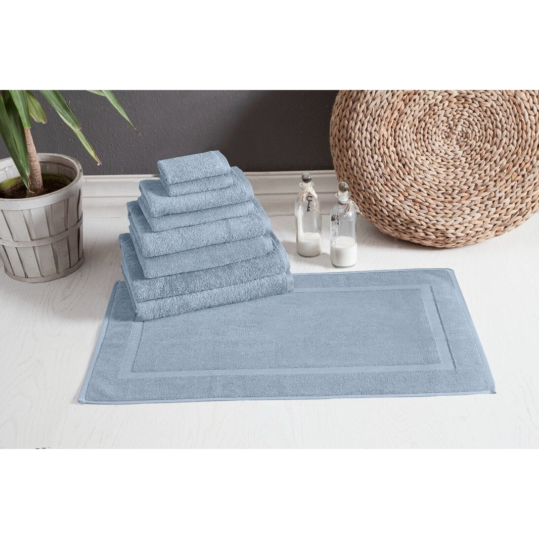 Ensemble de serviettes CTT 100 % coton turc, 8 ou 9 pièces, séchage rapide et absorbant