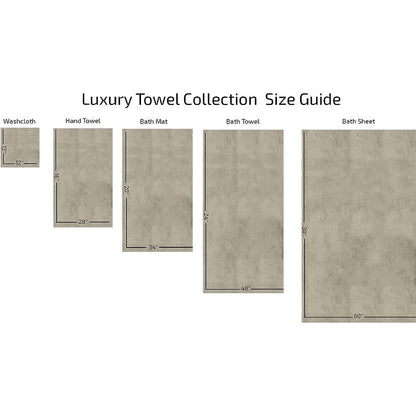 Ensemble de serviettes CTT 100 % coton turc, 8 ou 9 pièces, séchage rapide et absorbant