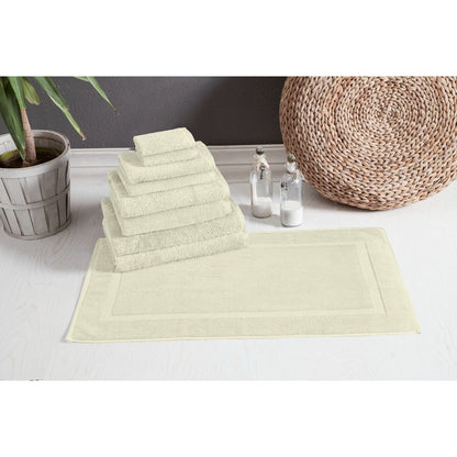 Ensemble de serviettes CTT 100 % coton turc, 8 ou 9 pièces, séchage rapide et absorbant