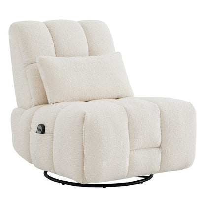 Cole Power Recliner Chair Swivel Glider with Lumbar Support