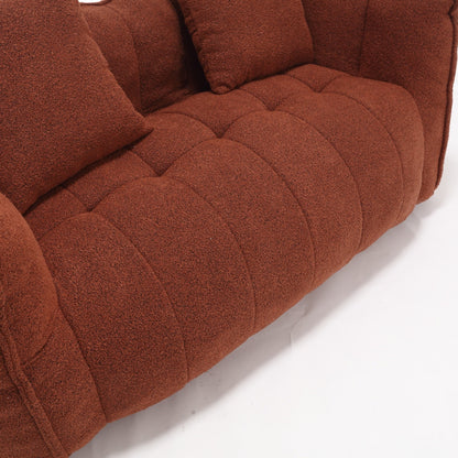 Comfortable square recliner sofa