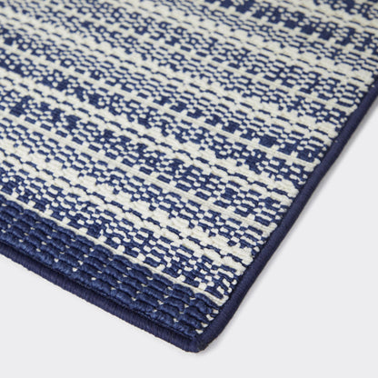 Tapis d'intérieur/extérieur à rayures transitionnelles Connell