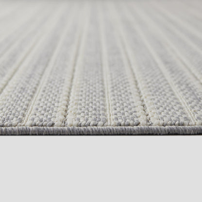 Tapis d'intérieur/extérieur à rayures transitionnelles Connell