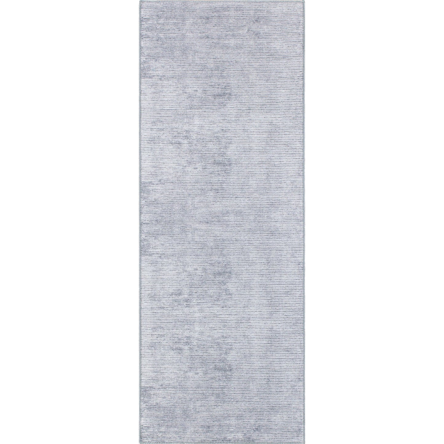 Tapis contemporain à rayures vieillies lavable en machine