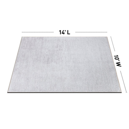 Tapis contemporain à rayures vieillies lavable en machine
