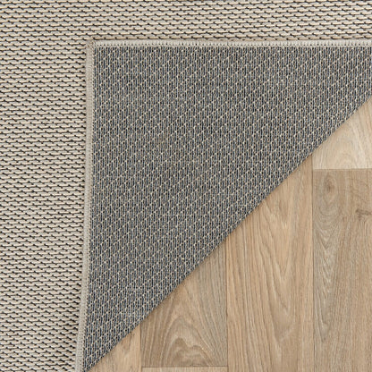 Tapis contemporain solide pour intérieur/extérieur