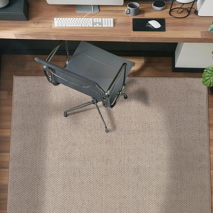 Tapis contemporain solide pour intérieur/extérieur