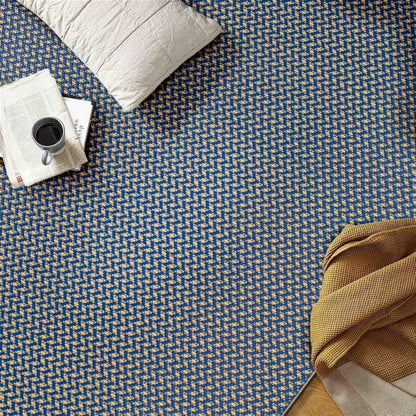 Tapis d'extérieur réversibles en plastique solide et contemporain