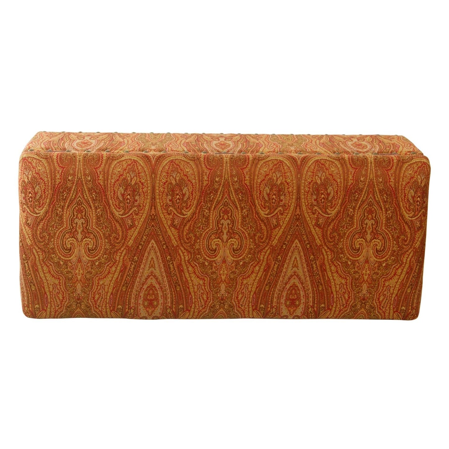 Copper Grove Muscari Upholstered Storage Bench with Nailhead Trim