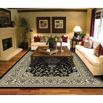 Tapis persan bordé Copper Grove Savonlinna