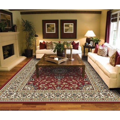 Tapis persan bordé Copper Grove Savonlinna
