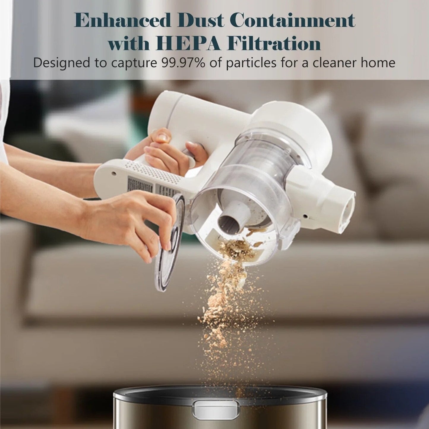 Cordless 3-in-1 Stick Vacuum Cleaner, Lightweight for Carpet, Hard Floors, Pet Hair, and Home Cleaning