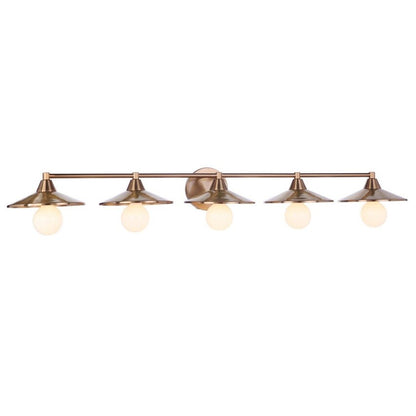 Craftmade 125465 Isaac 5 lumières 46 large lampe de vanité