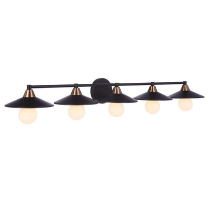 Craftmade 125465 Isaac 5 lumières 46 large lampe de vanité