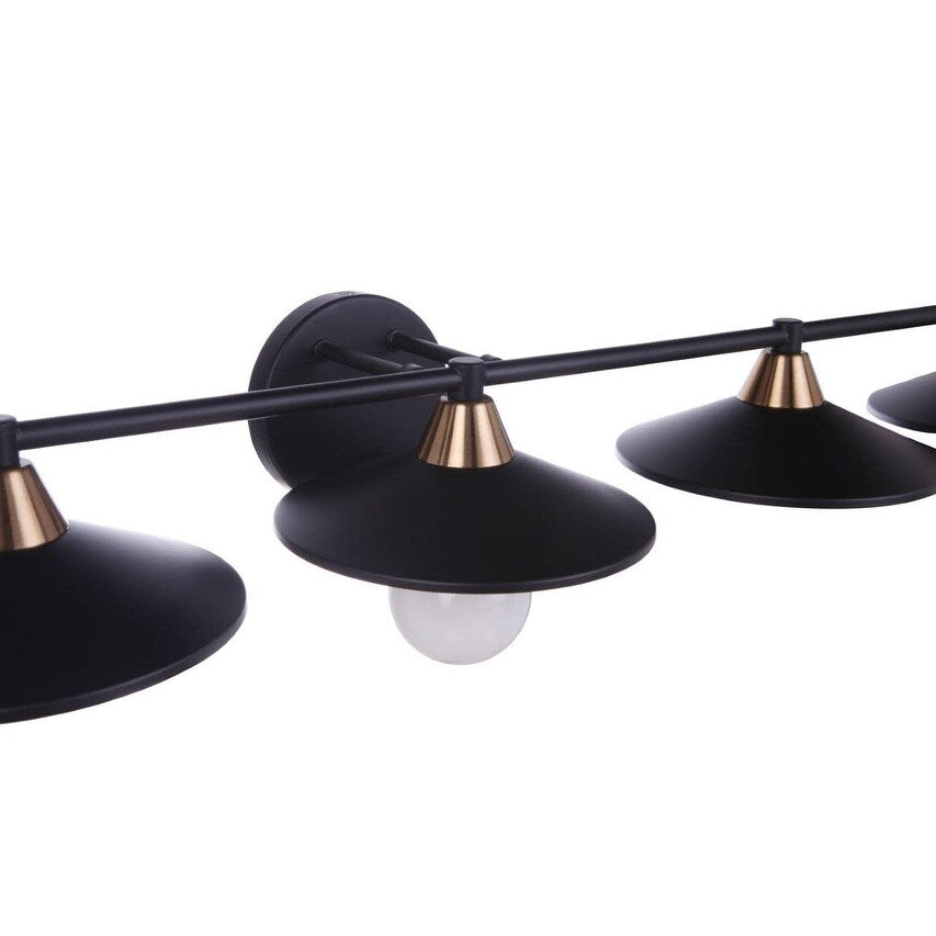 Craftmade 125465 Isaac 5 lumières 46 large lampe de vanité