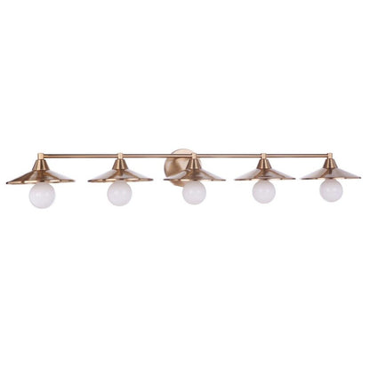 Craftmade 125465 Isaac 5 lumières 46 large lampe de vanité
