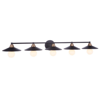 Craftmade 125465 Isaac 5 lumières 46 large lampe de vanité