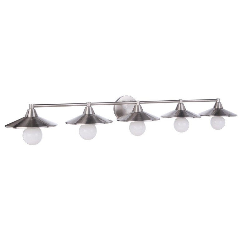 Craftmade 125465 Isaac 5 lumières 46 large lampe de vanité