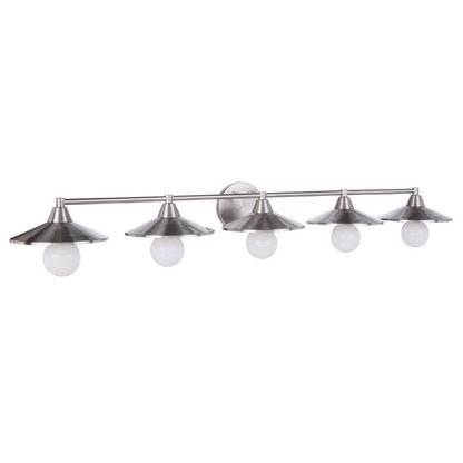 Craftmade 125465 Isaac 5 lumières 46 large lampe de vanité
