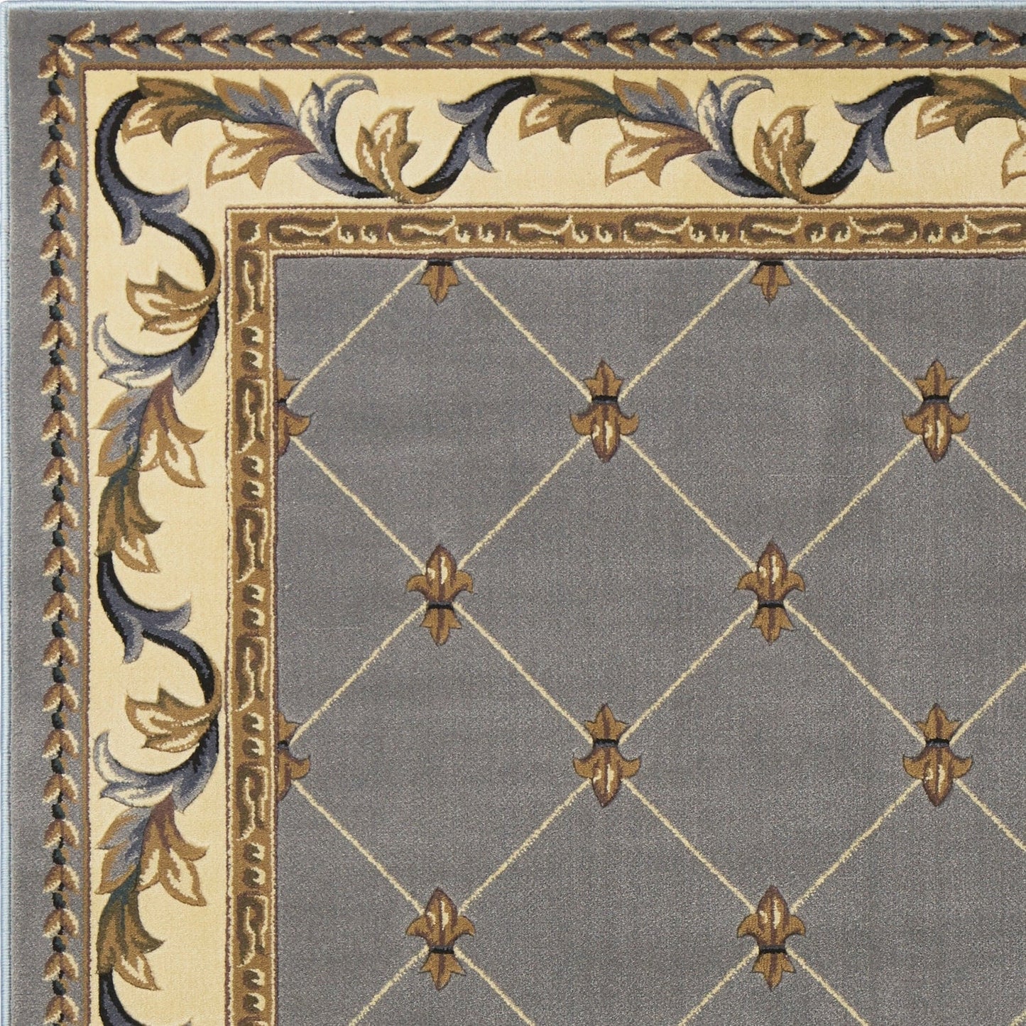 Domani Classics Victorian Bordered Trellis Area Rug