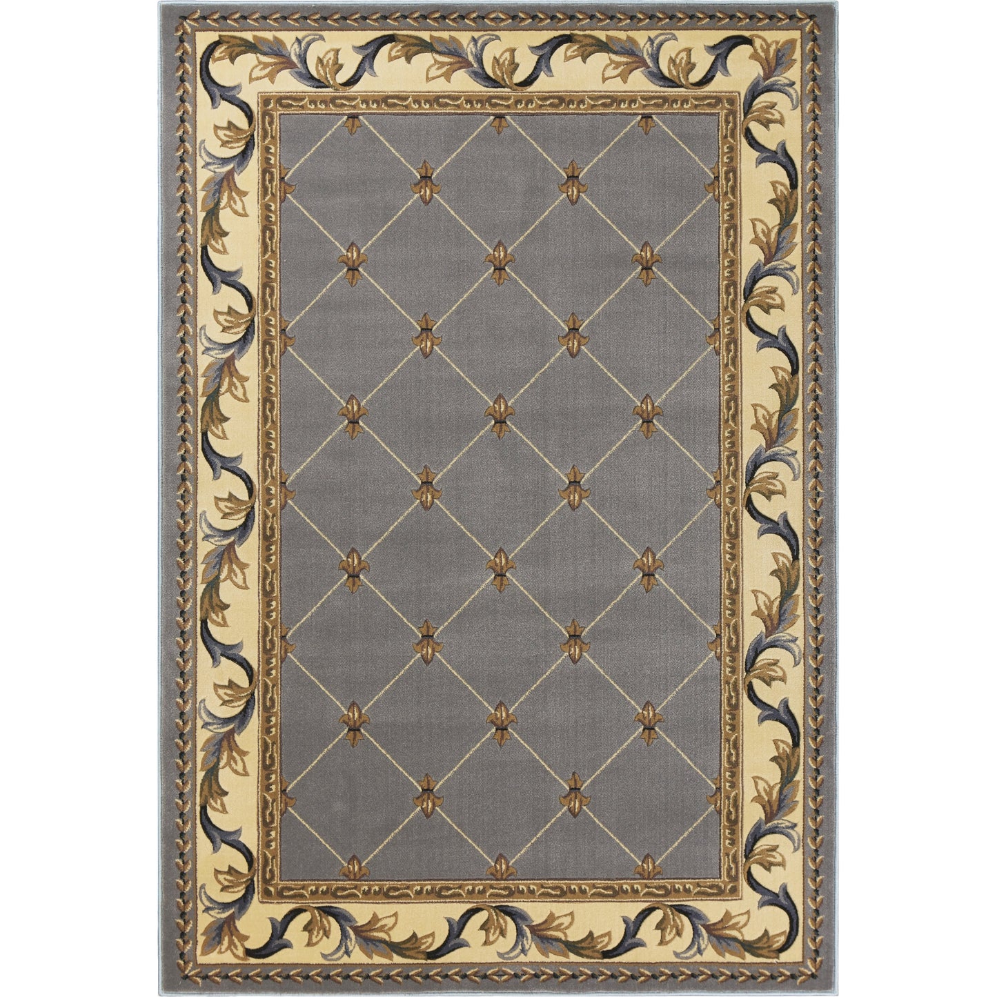 Domani Classics Victorian Bordered Trellis Area Rug