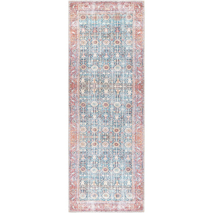Tapis traditionnel vintage lavable en machine Domitian de Artistic Weavers