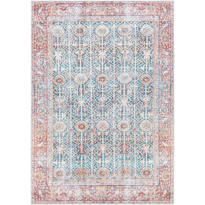 Tapis traditionnel vintage lavable en machine Domitian de Artistic Weavers
