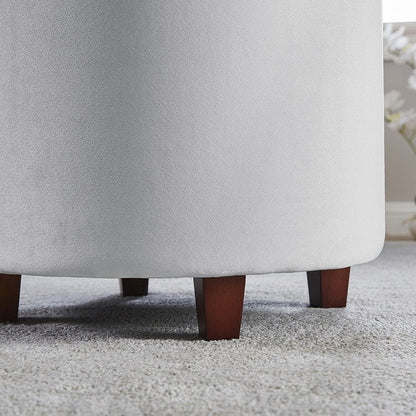 Donovan Tufted Round Storage Ottoman