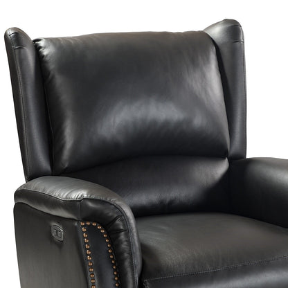 Eduardo Genuine Leather Power Recliner with USB Port Set of 2