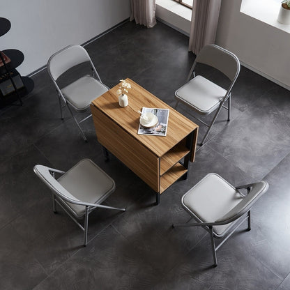 Elegant Foldable Iron & PVC Chairs for Convention & Exhibition White