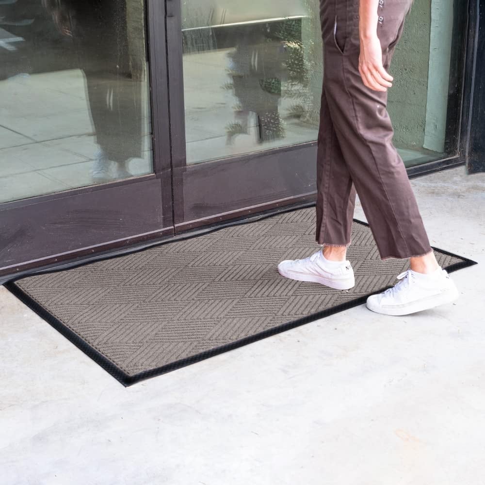 Envelor Door Mat Indoor Outdoor Low Profile Commercial Entryway Rug