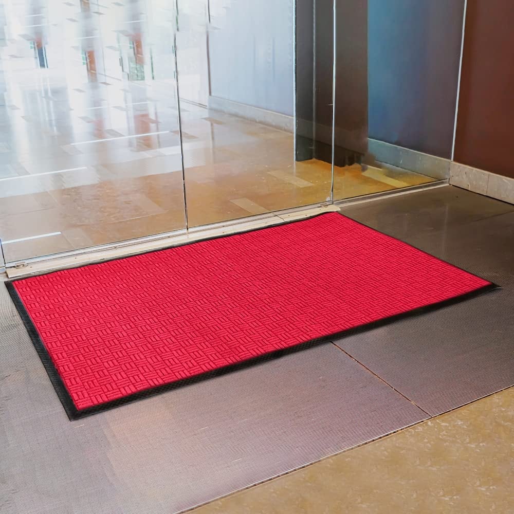 Envelor Door Mat Indoor Outdoor Low Profile Commercial Entryway Rug