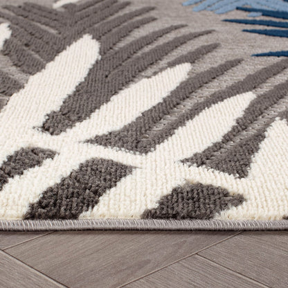 Tapis d'intérieur/extérieur en feuilles de palmier Evora