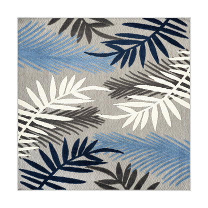 Tapis d'intérieur/extérieur en feuilles de palmier Evora
