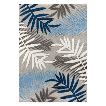 Tapis d'intérieur/extérieur en feuilles de palmier Evora