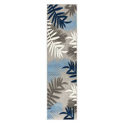 Tapis d'intérieur/extérieur en feuilles de palmier Evora