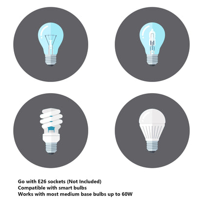 Applique murale de salle de bain ExBrite Farmhouse à 3 lumières, en fer noir à intensité variable