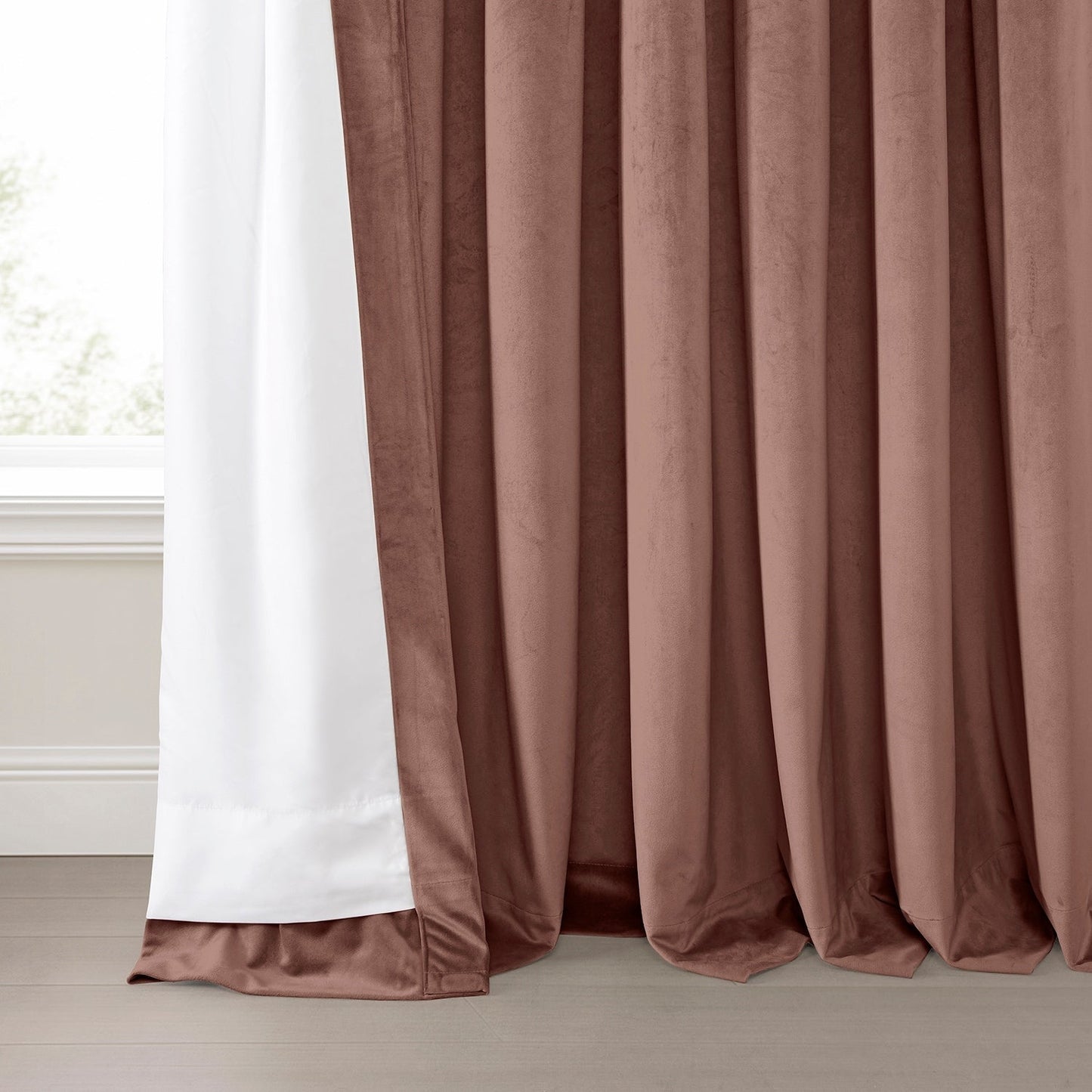 Exclusive Fabrics Heritage Plush Velvet Room Darkening Curtains (1 Panel) Luxury Velvet Curtains for Bedroom & Living Room.