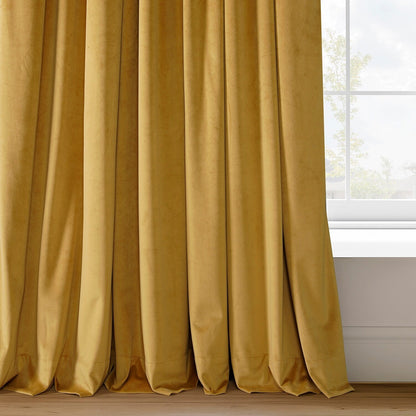 Exclusive Fabrics Signature Blackout Velvet Curtain (1 Panel)