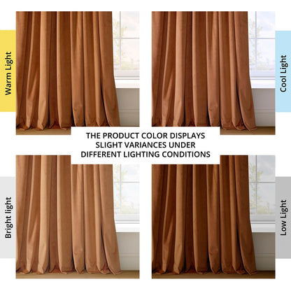 Exclusive Fabrics Signature Blackout Velvet Curtain (1 Panel)