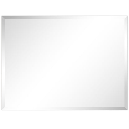 Frameless Beveled Prism Wall Mirror-Square/Rectangluar - Clear