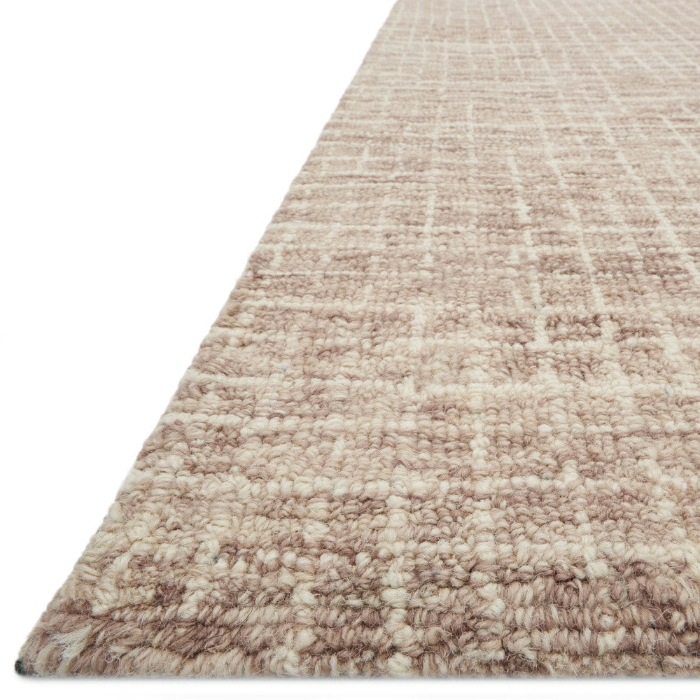 Tapis en laine crocheté à la main Alexander Home Mosaic Farmhouse