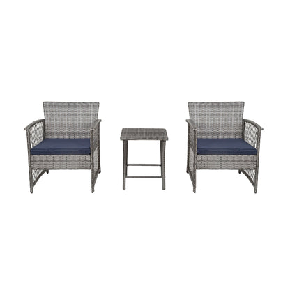 Ensemble de patio bistro en osier Heritage Outdoor 3 pièces