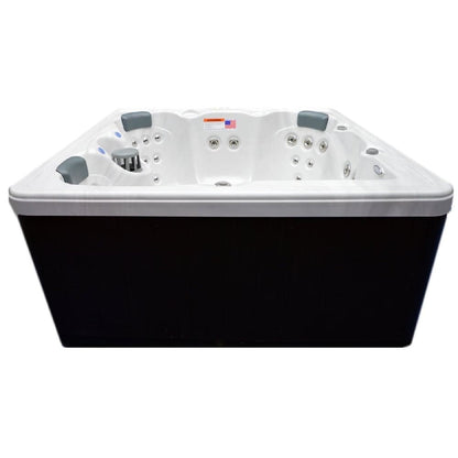 Spa 51 jets Home and Garden pour 5 personnes avec jets en acier inoxydable et ozone - 80 x 80 x 34