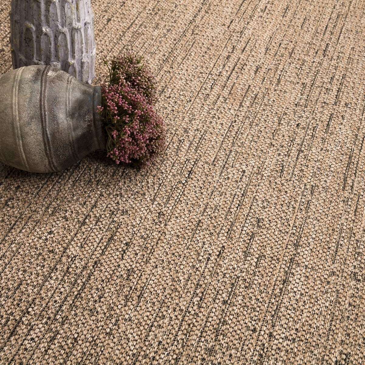 Tapis d'intérieur et d'extérieur aspect nature chiné