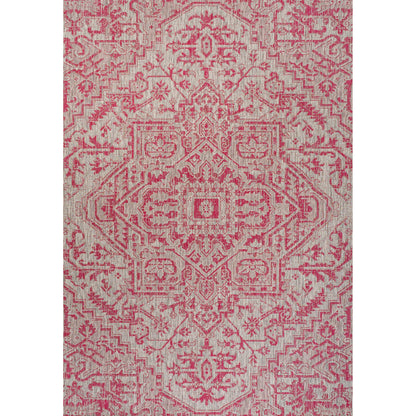 Tapis d'intérieur/extérieur JONATHAN Y Charleston Medallion