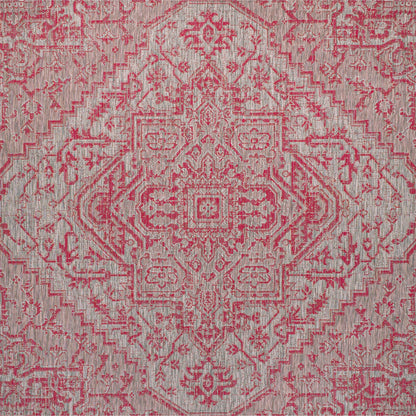 Tapis d'intérieur/extérieur JONATHAN Y Charleston Medallion