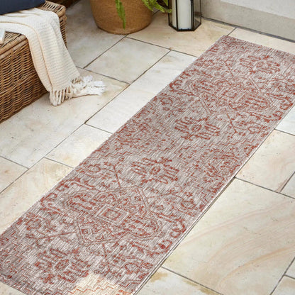 Tapis d'intérieur/extérieur JONATHAN Y Charleston Medallion